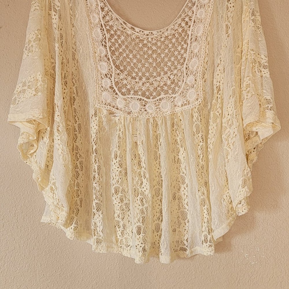 Vivid Collection of New York Crochet Top.